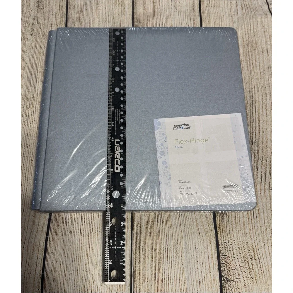 Creative Memories 12x12 Flex-Hinge Scrapbook Album Book Blue Shimmer New  Sealed